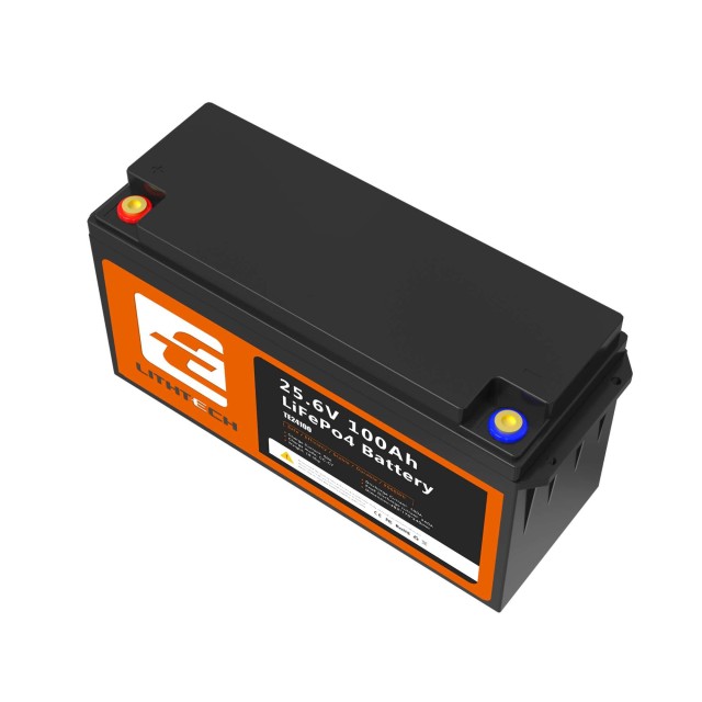 ����������� LITHTECH TE24100B 25,6V 100Ah Bluetooth