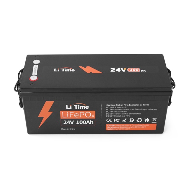 Li-TIME LiFePO4 25.6v 100Ah