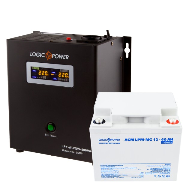 �������� ���������� + UPS LogicPower ��� ����� ��� + ������������ ������� (UPS W500 + ��� MG 480W)