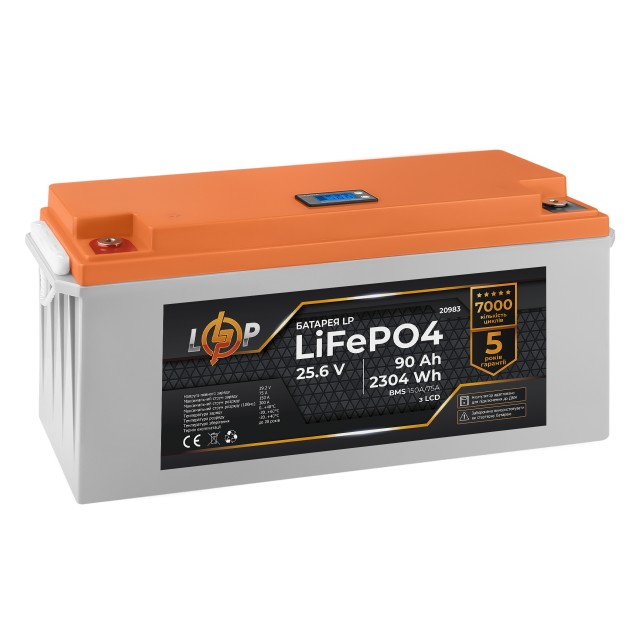 ���������� LogicPower LP LiFePO4 ��� ��� LCD 24V (25,6V) - 90 Ah (2304Wh) (BMS 150A/75�) �������