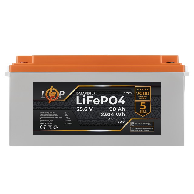 ���������� LogicPower LP LiFePO4 ��� ��� LCD 24V (25,6V) - 90 Ah (2304Wh) (BMS 150A/75�) �������