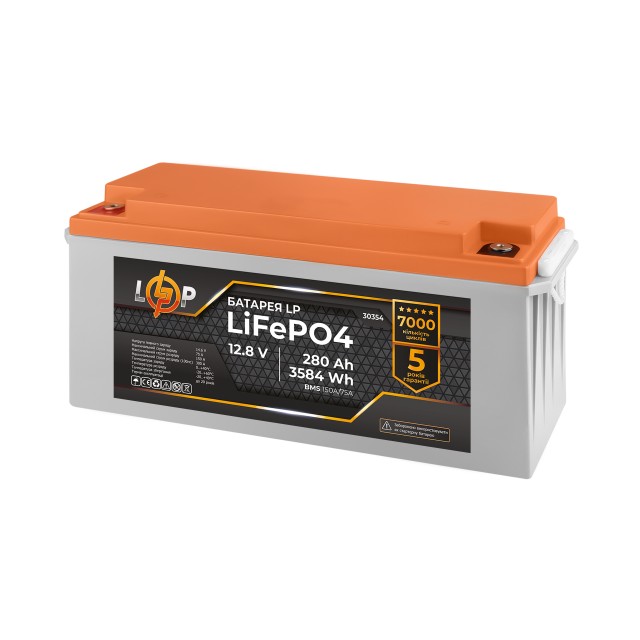 ���������� LogicPower LP LiFePO4 12,8V - 280 Ah (3584Wh) (BMS 150A/75A) �������