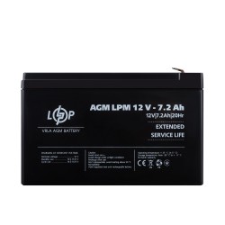 LogicPower LPM 12V - 7.2 Ah