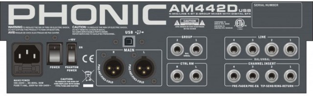 Phonic AM 442D USB