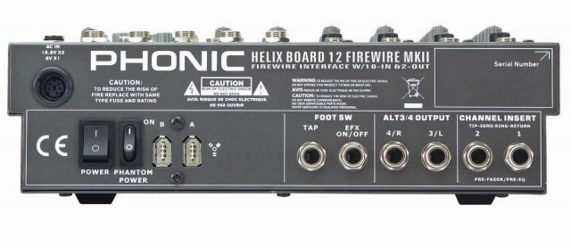 Phonic HELIX BOARD 12 FireWire MKII