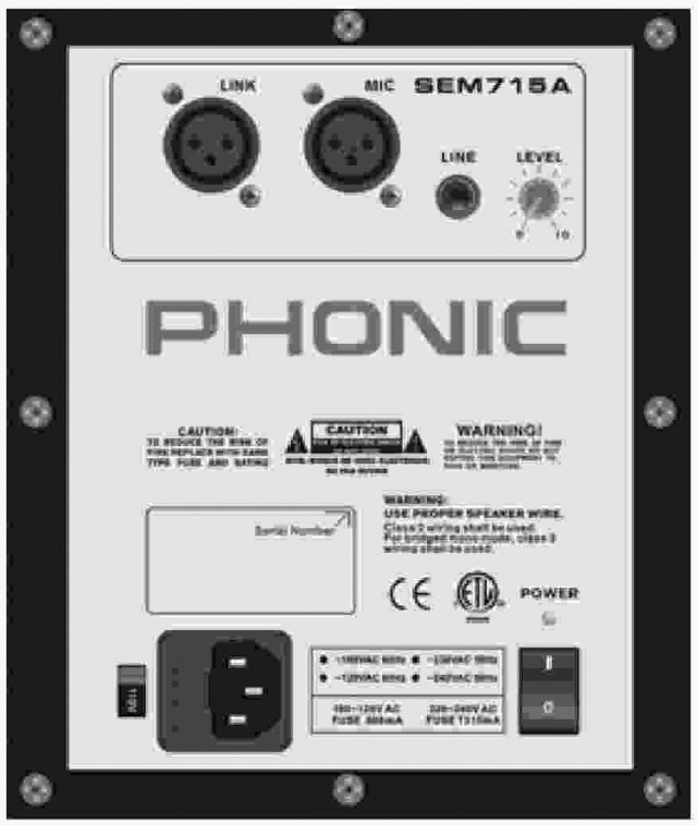 Phonic SEM 715 A mkII