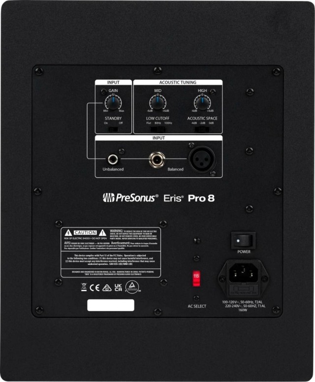 ��������� ������� Presonus Eris Pro 8