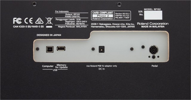 Roland RP-102BK