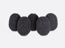 Rycote Lavalier Foams Black (1 pack of 5)