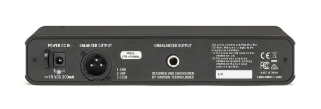 SAMSON Concert 88x Presentation UHF Wireless System with LM5