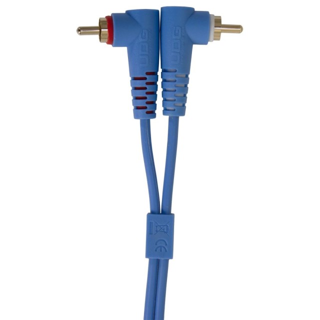 UDG Set RCA Straight-RCA Angled Blue 3m (U97005LB)
