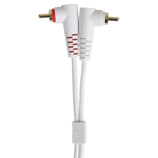 UDG Set RCA Straight-RCA Angled White 3m (U97005WH)