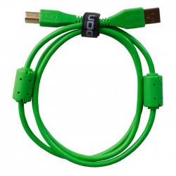 UDG Ultimate Audio Cable USB 2 A-B Green Straight 1m