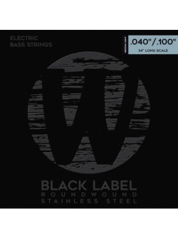 WARWICK 40210 Black Label Medium Light 4-String (40-100)