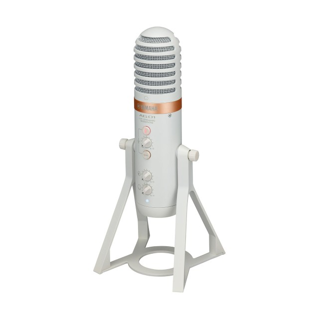 Yamaha AG01 Live Streaming USB Microphone (White)