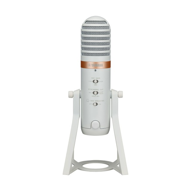 Yamaha AG01 Live Streaming USB Microphone (White)